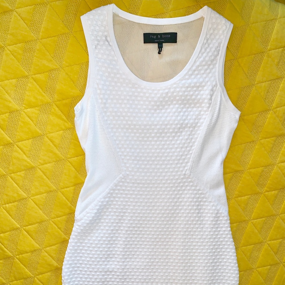 Rag and bone white dress
